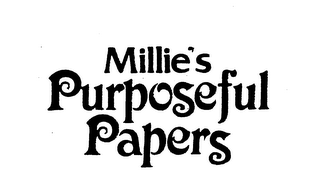 MILLIE'S PURPOSEFUL PAPERS logo