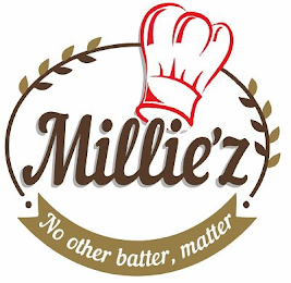 MILLIE'Z NO OTHER BATTER, MATTER logo