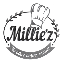 MILLIE'Z NO OTHER BATTER, MATTER logo