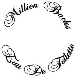 MILLION BUCKS EAU DE TOILETTE logo