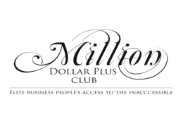 MILLION DOLLAR PLUS CLUB ELITE BUSINESS PEOPLE'S ACCESS TO THE INACCCESSIBLE logo
