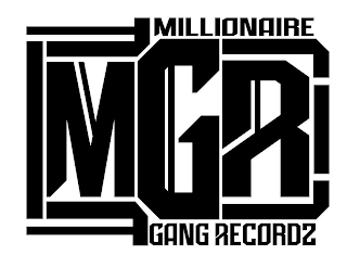 MILLIONAIRE GANG RECORDZ MGR logo