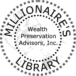MILLIONAIRE'S LIBRARY WEALTH PRESERVATION ADVISORS, INC. logo