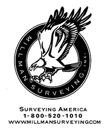 MILLMAN SURVEYING, INC. SURVEYING AMERICA 1-800-520-1010 WWW.MILLMANSURVEYING.COM logo
