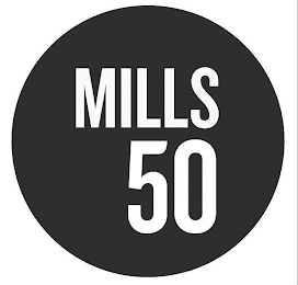 MILLS 50 logo