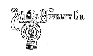 MILLS NOVELTY CO. MILLS NOVELTY CO CHICAGO, U.S.A. logo