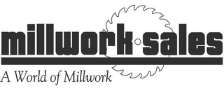 MILLWORK SALES A WORLD OF MILLWORK logo