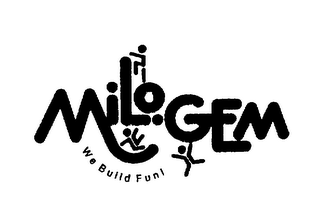 MILO GEM WE BUILD FUN! logo
