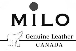 MILO GENUINE LEATHER CANADA logo