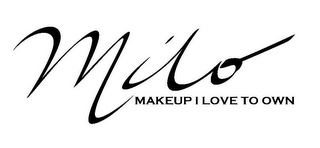 MILO MAKEUP I LOVE TO OWN logo