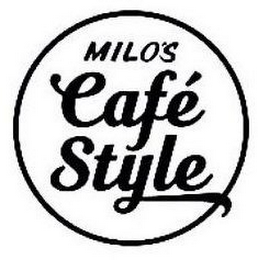 MILO'S CAFÉ STYLE logo