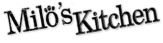 MILO'S KITCHEN logo