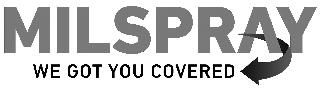 MILSPRAY WE GOT YOU COVERED logo