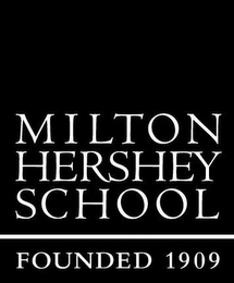 MILTON HERSHEY SCHOOL FOUNDED 1909 logo