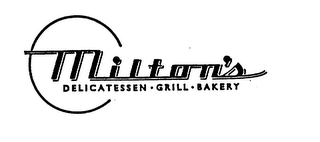 MILTON'S DELICATESSEN GRILL BAKERY logo