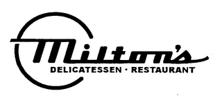 MILTON'S DELICATESSEN RESTAURANT logo