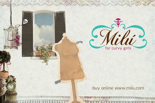 MILU FOR CURVY GIRLS BUY ONLINE WWW.MILU.COM logo