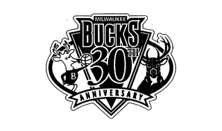 MILWAUKEE BUCKS 30TH ANNIVERSARY B logo