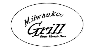 MILWAUKEE GRILL UNIQUE WISCONSIN FLAVOR logo
