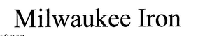 MILWAUKEE IRON logo