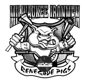 MILWAUKEE IRONMEN RENEGADE PIGS 77 logo