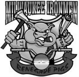 MILWAUKEE IRONMEN RENEGADE PIGS 77 logo