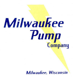 MILWAUKEE PUMP COMPANY MILWAUKEE, WISCONSIN logo
