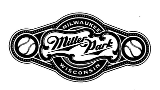 MILWAUKEE WISCONSIN MILLER PARK logo