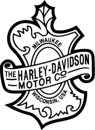 MILWAUKEE WISCONSIN USA THE HARLEY-DAVIDSON MOTOR CO. logo