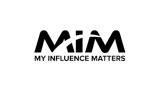 MIM MY INFLUENCE MATTERS logo
