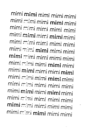 MIMI MIMI MIMI MIMI MIMI logo