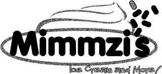 MIMMZI'S ICE CREAM AND MORE! logo