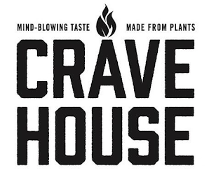 MIND-BLOWING TASTE MADE FROM PLANTS CRAVE HOUSE logo