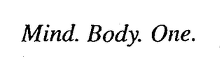 MIND. BODY. ONE. logo