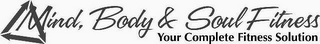 MIND, BODY & SOUL FITNESS YOUR COMPLETE FITNESS SOLUTION logo
