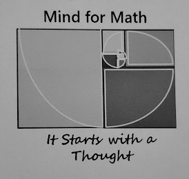 MIND FOR MATH IT STARTS WITH A THOUGHT logo