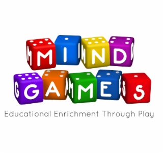 MIND GAMES EDUCATIONAL ENRICHMENT THROUGH PLAY logo