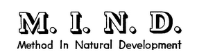 M.I.N.D. METHOD IN NATURAL DEVELOPMENT logo