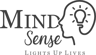 MIND SENSE LIGHTS UP LIVES logo
