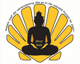 MIND WALK WEES ZELF DE VERANDERING DIE JE IN DE WERELD HOOPT TE ZIEN logo