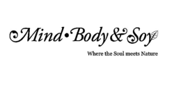 MIND·BODY & SOY WHERE THE SOUL MEETS NATURE logo