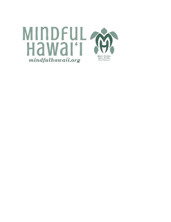 MINDFUL HAWAI'I, MINDFULHAWAII.ORG, MANY TRUTHS, MANY PATHS, ONE SOURCE logo
