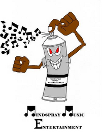 MINDSPRAY MUSIC ENTERTAINMENT logo
