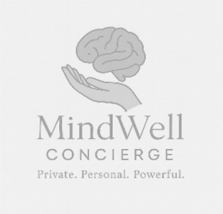 MINDWELL CONCIERGE PRIVATE. PERSONAL. POWERFUL. logo