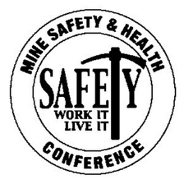 MINE SAFETY & HEALTH CONFERENCE SAFETY WORK IT LIVE IT logo