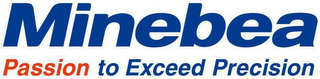 MINEBEA PASSION TO EXCEED PRECISION logo