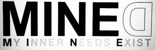 MINED MY INNER NEEDS EXIST logo
