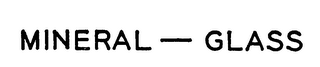 MINERAL - GLASS logo