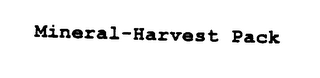 MINERAL-HARVEST PACK logo