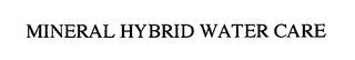 MINERAL HYBRID WATER CARE logo